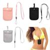 Ultra-thin Money Pouch with Adjustable Elastic Strap Lingerie Coin Pouch  Women Girls