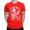 Skeleton Coffee Halloween Gift T Shirt Men's Pure Cotton Vintage T-Shirt O Neck Spooky Tee Shirt Short Sleeve Clothing Unique