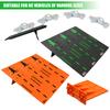 RC Car Jump Ramp Takeoff Board for 1/12 To 1/24 Scale Remote Control Car Stunt Accessory Anti-slip Durable Skateboard Ramp Toy