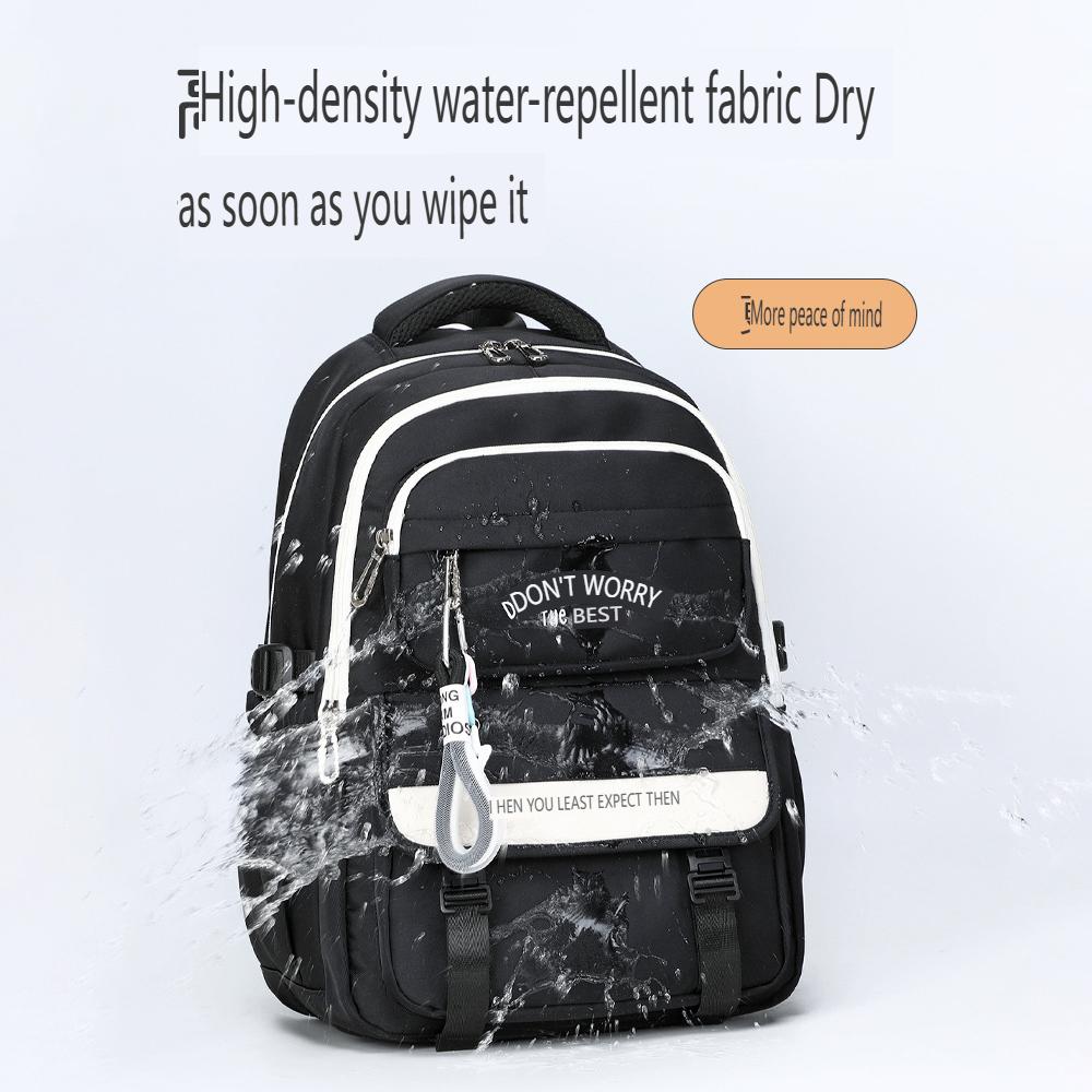 Schulrucksack für Schülerinnen Damen Große Kapazität Reise Leichtgewicht Studentenrucksack Lässig Einfach