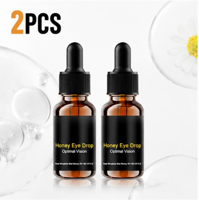 Augentropfen mit Honigextrakt, erfrischende und sanfte feuchtigkeitsspendende Augenpflegelösung, 15 ml