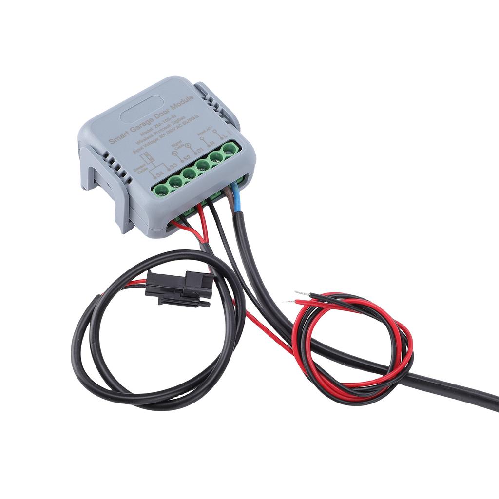 Smart Garage Door Switch ZigBee 3.0 Controller with Voice Control APP Remote Timing Automation History Record for Home