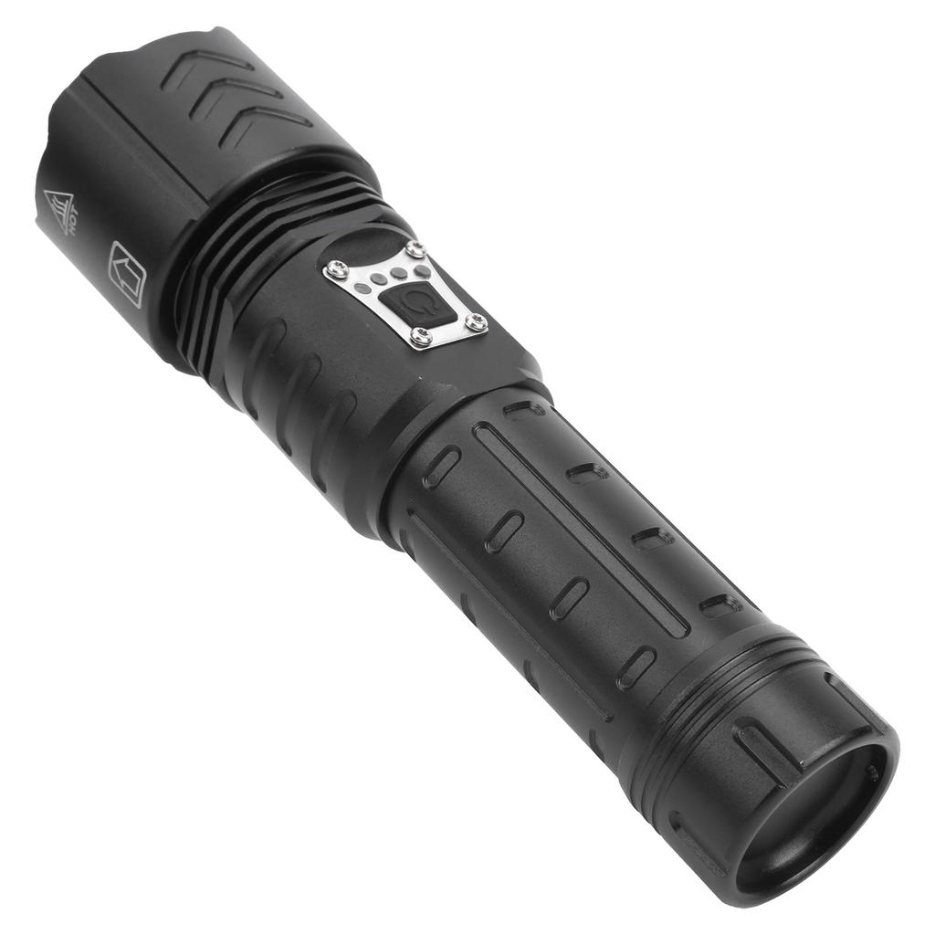 XHP90 Flashlight Zoomable Focusing USB Rechargeable TypeC Rechargeable Torch Outdoor