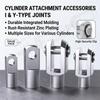 20pcs Cylinder Accessories SC Standard Cylinder Y-type Fitting with Pin/ I-type Connector MAL/MA Cylinder Pneumatic Components