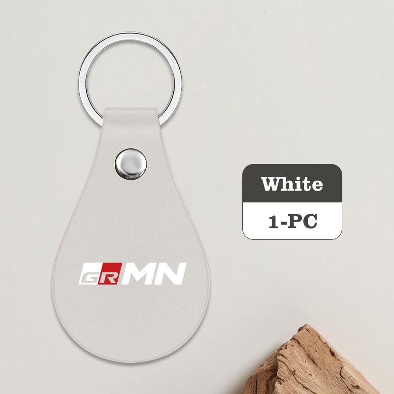 

For Toyota Leather Car Key Chains Keyring Holder Pendant Keychain GR Yaris Corolla Prius Aqua Vios Mirai Hilux Auris CHR