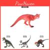 Miniature Realistic Dinosaur Figurines Set Featuring Various Models Crafted From Durable Pvc Material