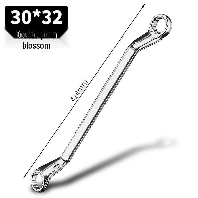 Plum Blossom Dual-Use Double-Head Wrench and Socket Set for Auto Repair