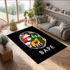 BESIKTAS J.K Printed Flannel Area Rug Non Slip Soft Polyester Floor Carpet Indoor Decor Mat for Bedroom Living Room Sofa Game Room Home Decoration