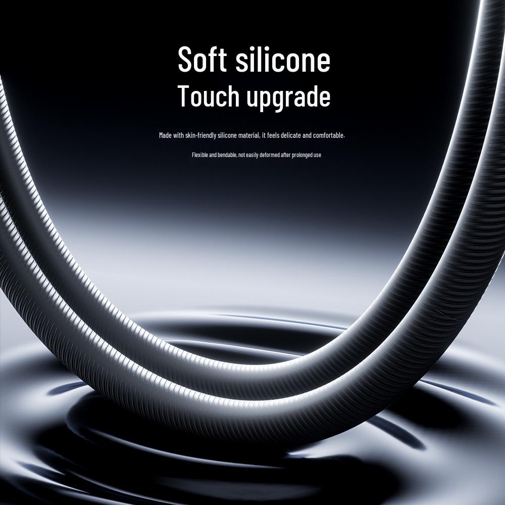 Tookci 2.4A Fast Charging Silicone Data Cable with Digital Display for iPhone 14/13/12