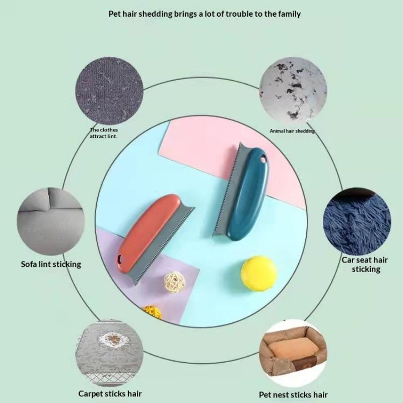 Pet Hair Cleaning Brush Dog Cat Hair Remover Pet Hair Detailer for Cars Furniture Carpets Clothes Pet Beds Chairs
