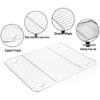 Handun Textured Stainless Steel Draining Tray & Rack Set