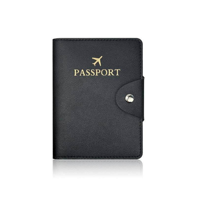 Women Men Fashion Business Passport Covers Holder Multi-Function ID Bank Card PU Leather Wallet Case Travel Accessories