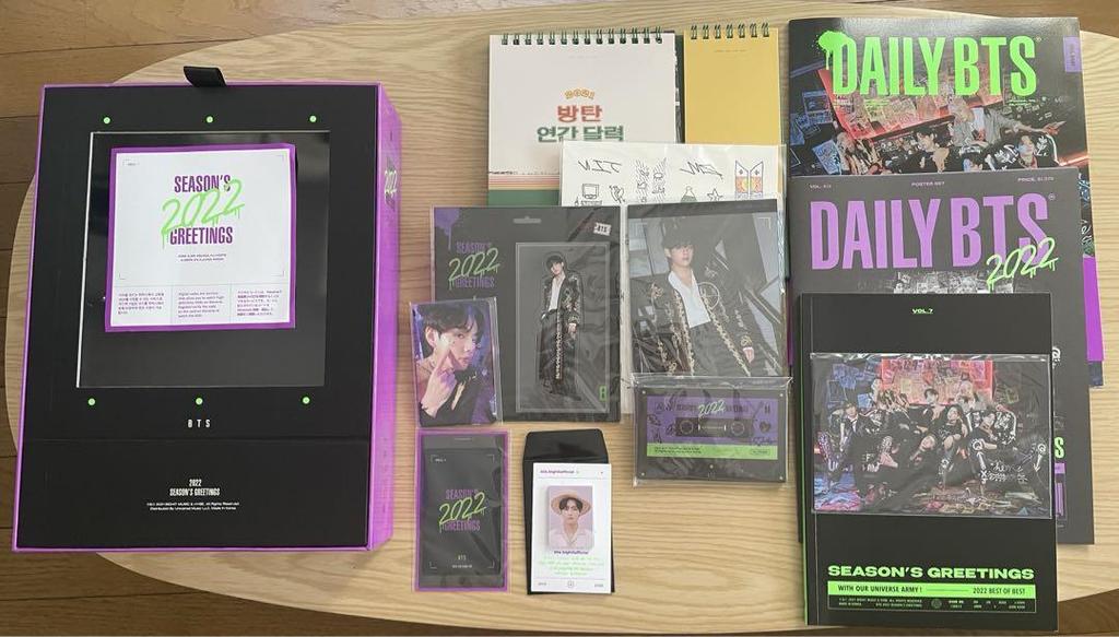 [USED] BTS 2022 SEASON'S GREETINGS -V-
