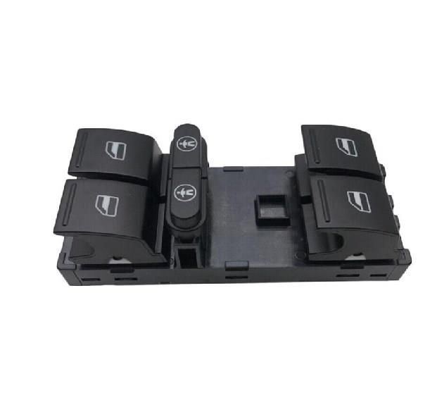for VW Sharan Touran Touareg Seat Alhambra Car Regulator Window Control Main Switch Front left 10 PIN 7P6959857 Repair Kits 