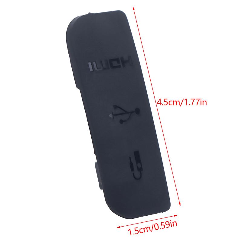 Grensesnitthette Usb gummideksel for Eos 1000D 1100D 1200D 1300D 1500D sidedeksel Usb