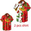 Vintage Fashion Men's Shirt Mexican Style 3D Printing Shirt Hawaiian Beach Vacation Clothing Men's Street Style Shirt Daily Men's and Women's Shirt