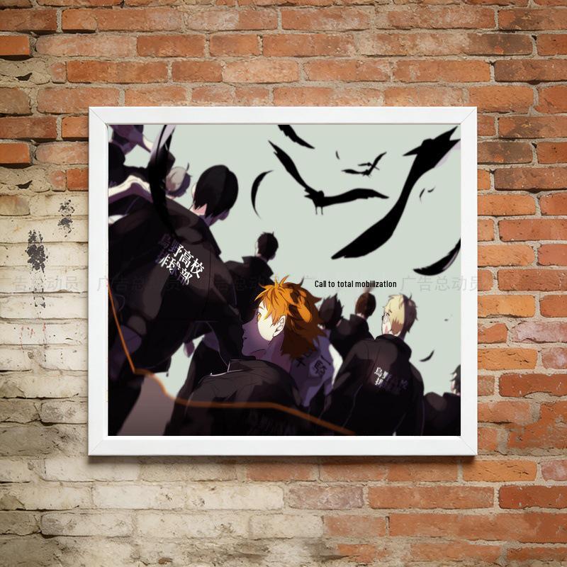 Haikyuu!! Hinata Shoyo XL Self-Adhesive Canvas Poster 30X21【PP Poster with Adhesive Back】