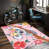 Cute Koala Flower Crystal Velvet Rug Childrens Room Decor Baby Nursery Carpet Soft Play Mat Animal Themed Home Decoration