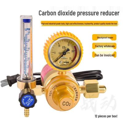 Zhandong CO2 Pressure Regulator with 220V Heating Gauge