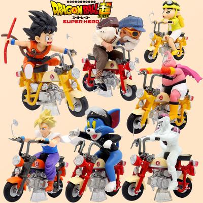 Série Biker Figurine Personnages Anime Modèle Shenron Jouet Kuririn Son Goku Vegeta Trunks Super Saiyan Figurine PVC Cadeau