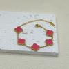 15mm High Version Of Five Flowers Lucky Four-Leaf Clover Bracelet 18k No Colour Loss Double-Sided Shell Bracelet