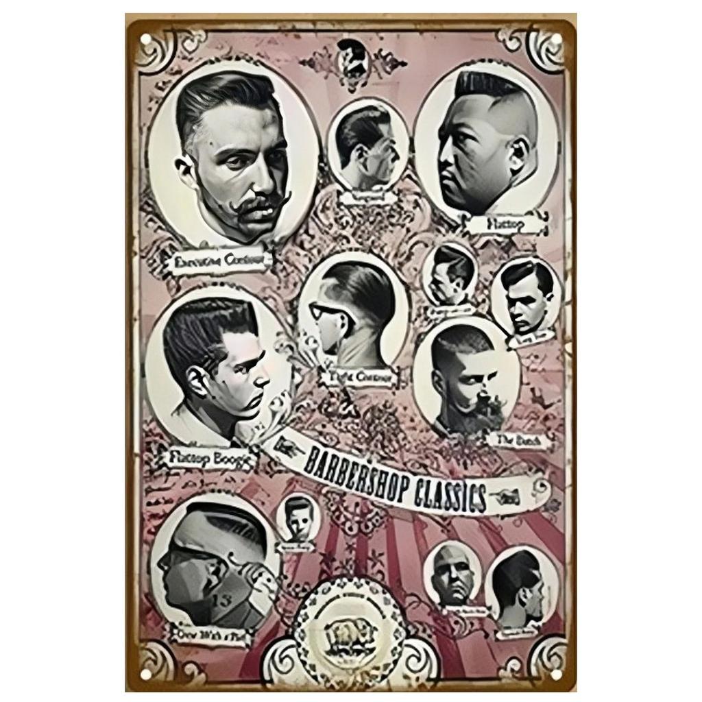 Good Haircut Metal Tin Signs Plaque Wall Decoration Vintage Art Posters Iron Painting for Man Cave Home Cafe Garden Club Bar
