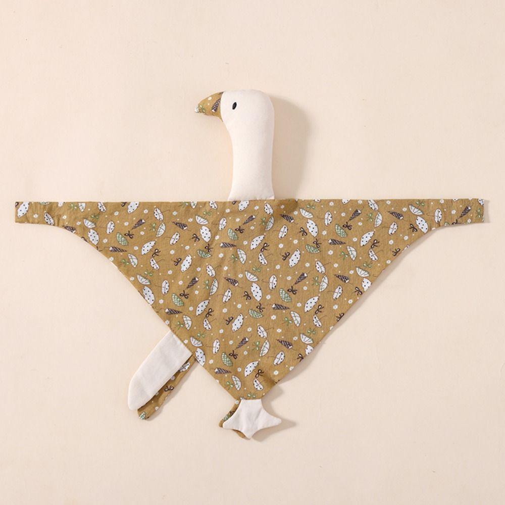 Pure Cotton Newborn Saliva Towel Swan Kid Gooses Snuggle Toy Birthday Gift