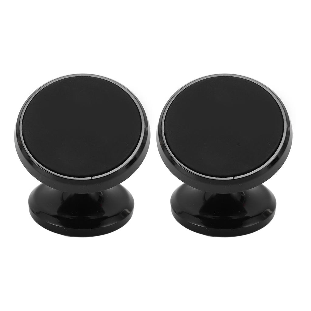 2PCS Car Mount Phone Holder Plastic 360 Degree Rotation Magnetic Automobile Cell Phone Holder