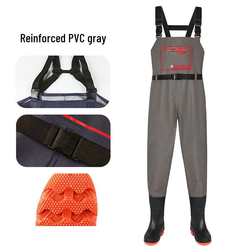 Aquaculture Work Overalls: Durable One-Piece Bib Waders for Labor Protection