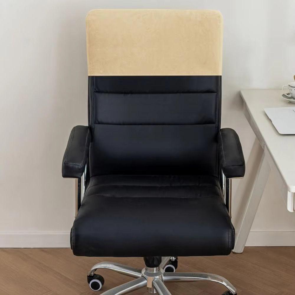 Dust-proof Chair Back Cover Velvet Executive Chair Half Cover for Gaming Chair Office