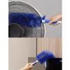 Bendable Dust Duster Brush Multifunctional Fan Dust Remover New Microfiber Duster  For Curtains