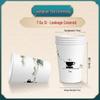 Durable Thickened Disposable Paper Coffee Cups for Home and Office
