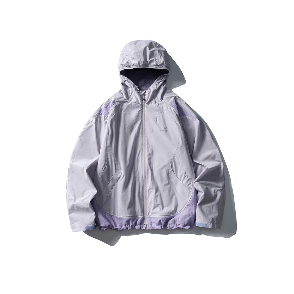 

BLACKARMADA Unisex Winter Velvet Hooded Jacket KB6108 Small світло-фіолетового кольору