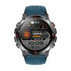 Rainbuvvy HT37 GPS Smartwatch 1,46 Zoll IPS-Bildschirm Bluetooth-Anruf IP68 Wasserdicht Taschenlampe Herzfrequenz 540mAh Android Sportuhr