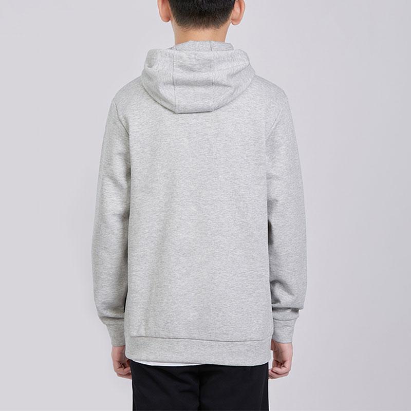 Li-Ning Plain Hooded Running Training Jacket Men Jacket Light-Gray AWDTD73-2