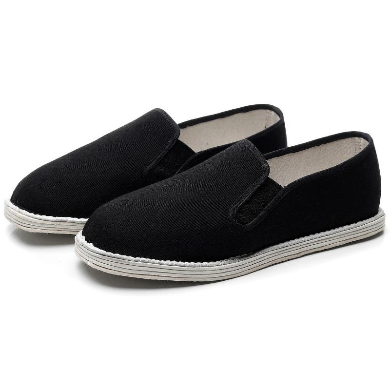  Old Beijing Cloth Shoes Men's Women Shoe Non-slip Wear-resistant Breathable Deodorant Manual Melaleuca Casual Shoes
