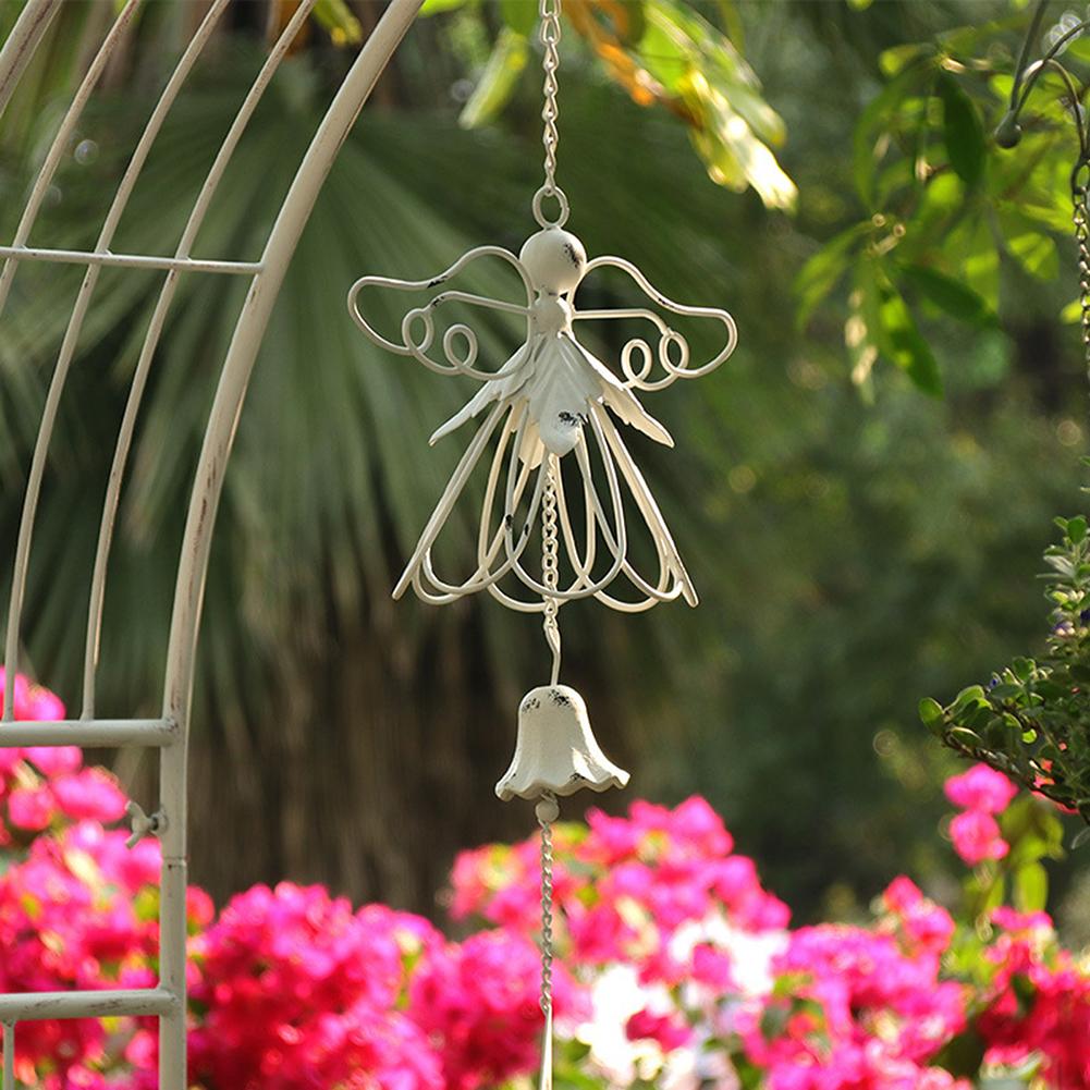 Stylish Delicate Wind Chimes Lovely Pastoral Hanging Little-Angel Wind Chimes Pendant For Home Balcony Outdoor Garden Decoration