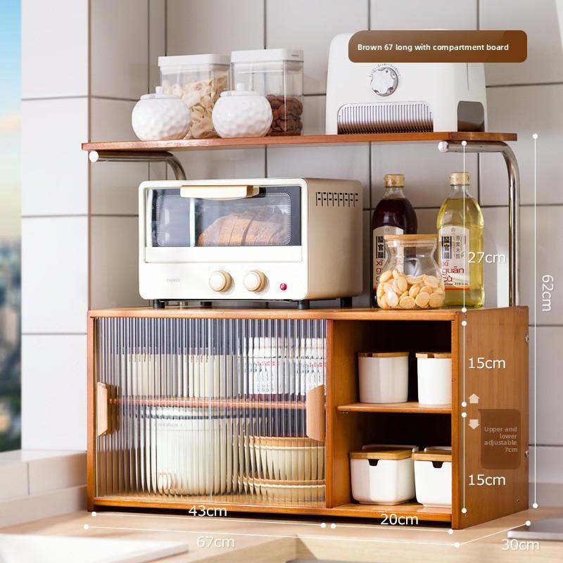 Desktop side cabinet Kitchen storage cabinet Countertop cupboard Shelf storage cabinet Tea side cabinet Household tea set