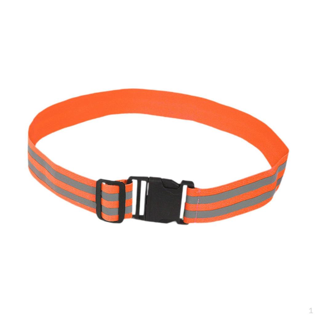 Adjustable Reflective Glow Belt Flexible Band Strap for Night Jogging Men Women