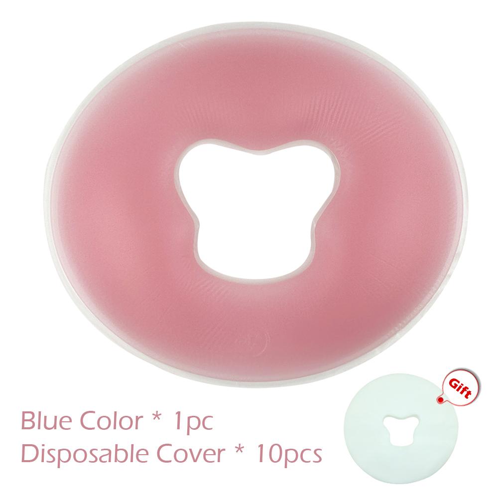 Soft Lay Face Pillow SPA Body Massage Silicone Relax Cradle Cushion Bolsters Paddle Beauty Care Non-slip Comfortable Gel Pad