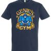 Genies Gym T Shirt No Pain Gain Train Weightlifting Pump Gainz Genie Fun