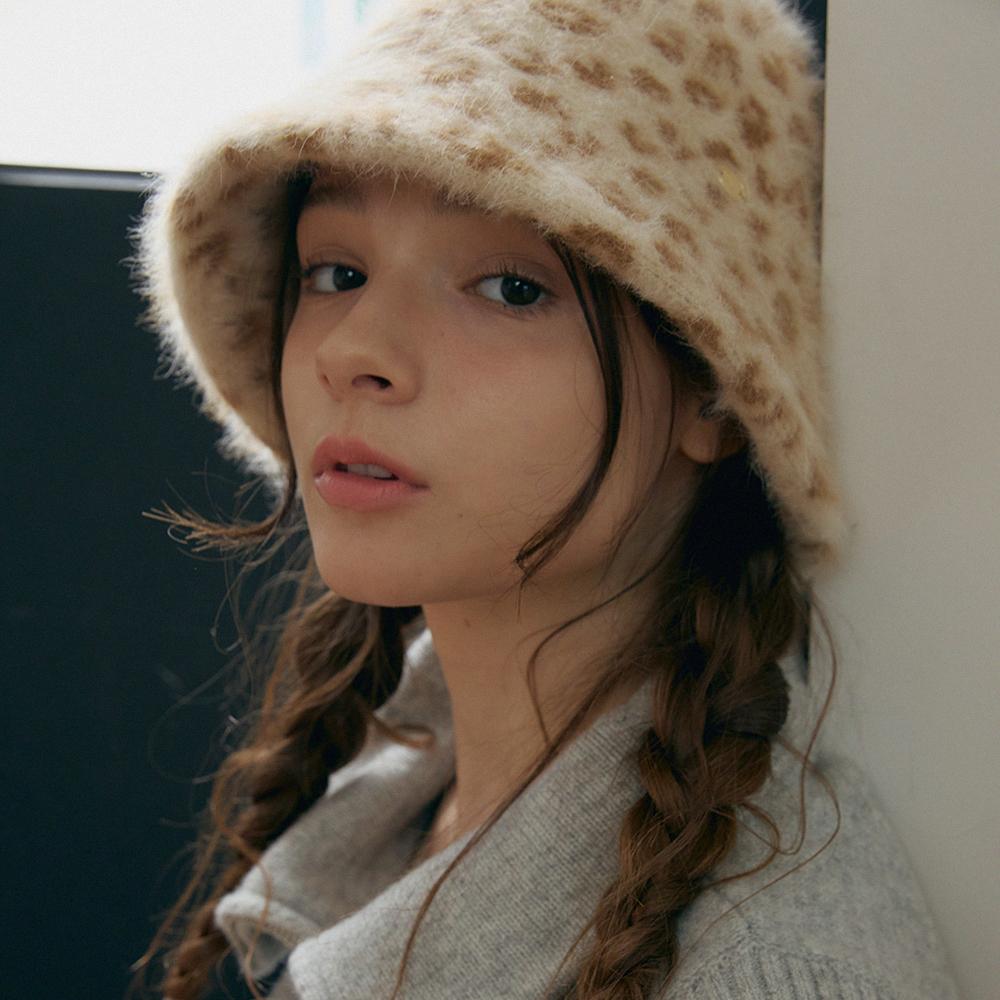 Meleuhen Leopard Hairy Bucket_3Color