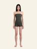 Deoineoseu Basic Tube Top (Khaki Green)