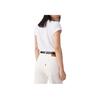 Levis Casual Comfortable Simple Logo Print Round Neck Short Sleeve T-Shirt Women T-Shirts White 002YQ-0000