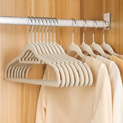 10 High-end Velvet Anti Slip Hangers To Save Space Wardrobe Organizer for Organizing Special Hanging Clothes for Household Use