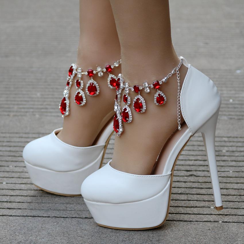 crystal rhinestone heels