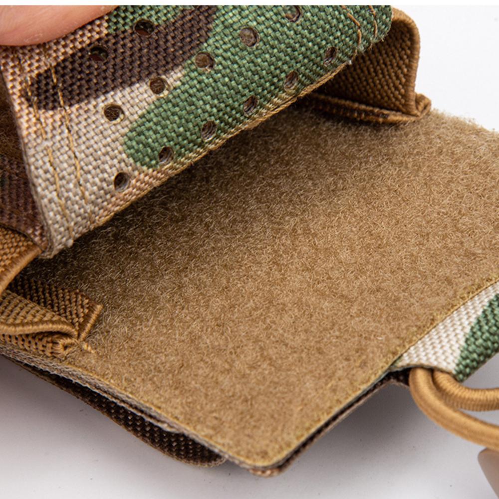 Tactical Radio Pouch Universal Radio Holder Molle Mounted Bungee Cord for Walkie Talkie Motorola BaoFeng UV-5R BF-F8HP