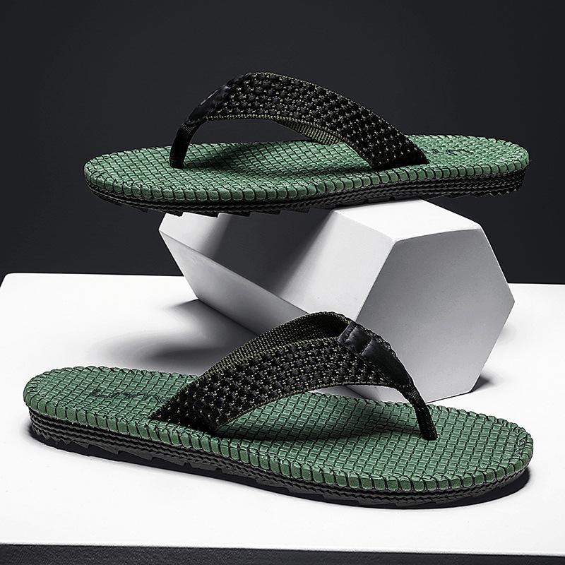 2024 Neue Sommerkleidung Nass, Rutschfest und Abriebfest Clip-Fuß Flip-Flops Sportlich Lässig Cool Mop