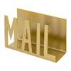 Desktop Iron Envelope Holder for Home Office Organization Metal Letter Sorter Bill and Paper Documents Storage Rack