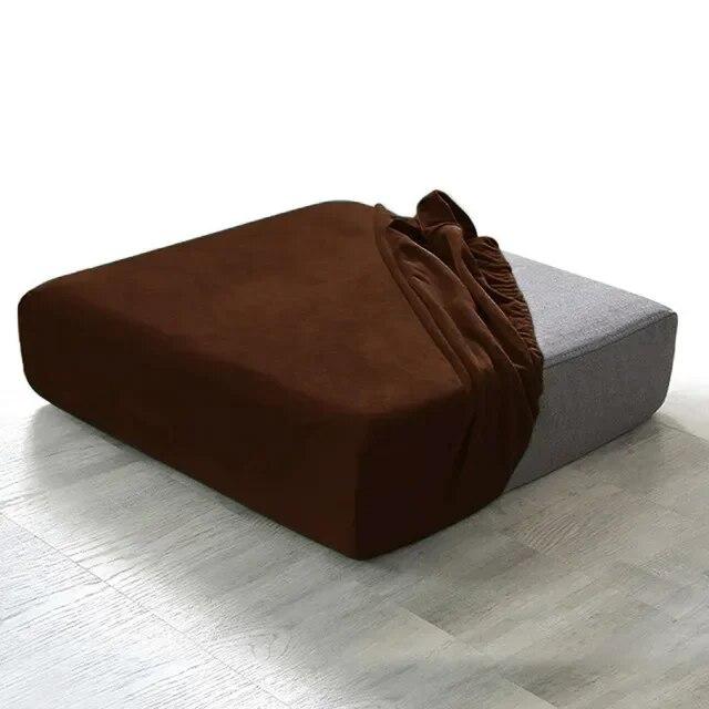 Super Soft Velvet Couch Covers for Sofas Stretchy Sofa Cover Removable Anti-dust Sofa Cover Living Room Solid Colors Pets Dogs